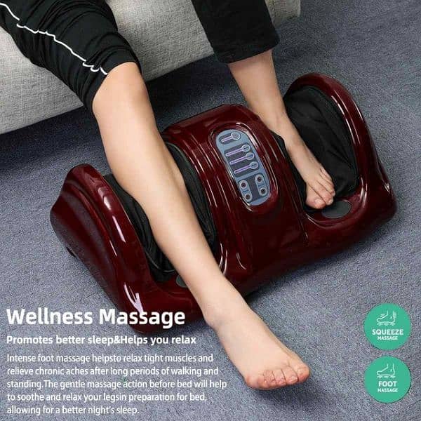 Original Electric Shiatsu Heating Foot & Leg Massager Machine Gym