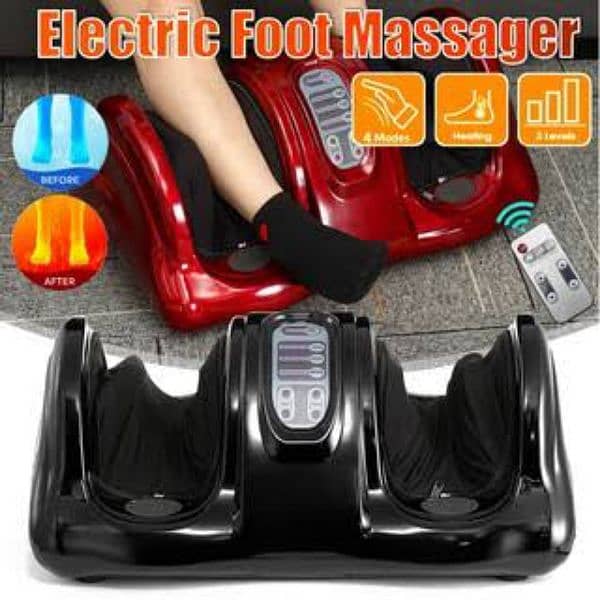 Original Electric Shiatsu Heating Foot & Leg Massager Machine Gym