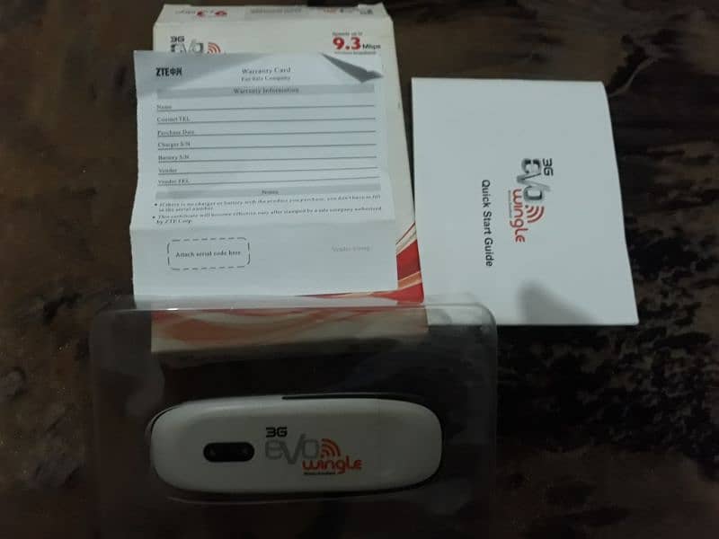 PTCL 3G EVO Wingle 9.3 7