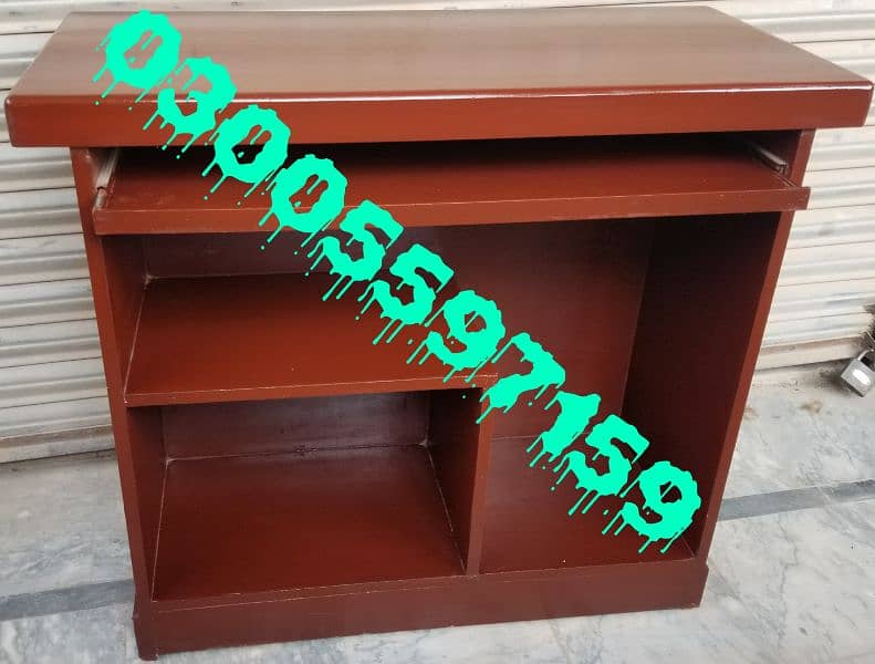 Office table polish desk 4,5ft color work study chair set furniture 7