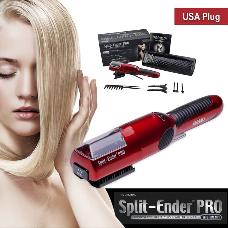 Cordless Hair Trimmer Cut Split Ends with Split-Ender PRO For Women's 3