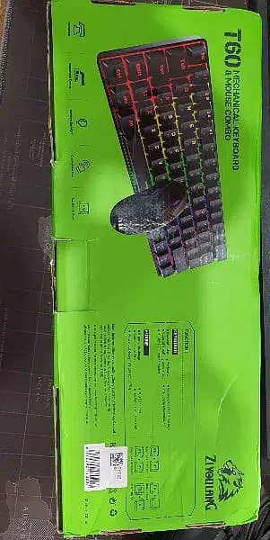 ZIYOULANG T60 RGB Mechanical Keyboard 62key, Mouse and Mouse Pad Combo 3