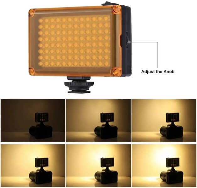 PULUZ Pocket 96 LEDs Professional Photography Video&Photo Studio light 3