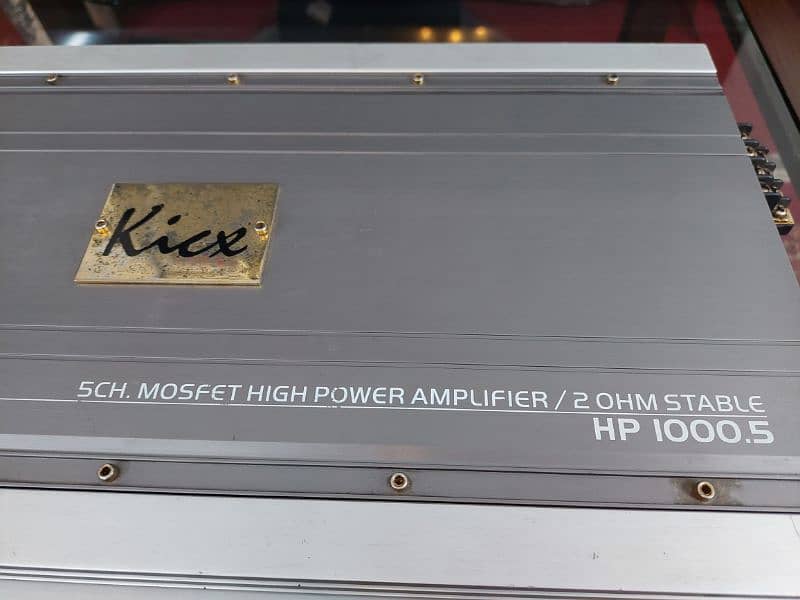 Kicx 5 Channel Amplifier 1