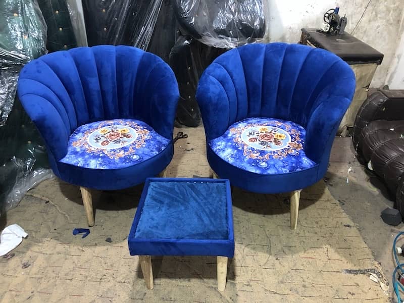 Bed Room Chairs / Coffee Chairs / With Table / bed Room Set 10