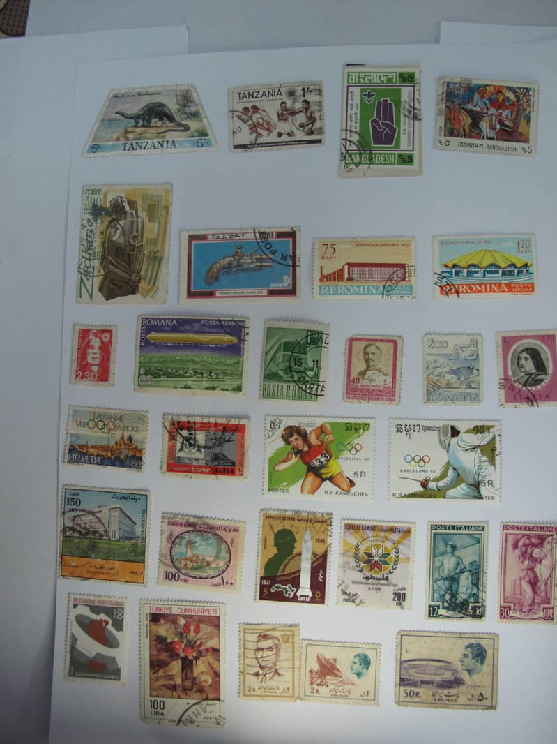 postal stamps tickets albums , one two stamps bhi khareed saktay hein. 1