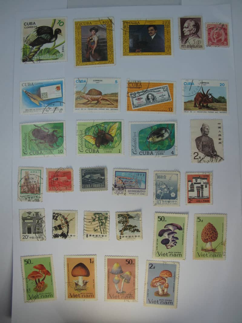 postal stamps tickets albums , one two stamps bhi khareed saktay hein. 7