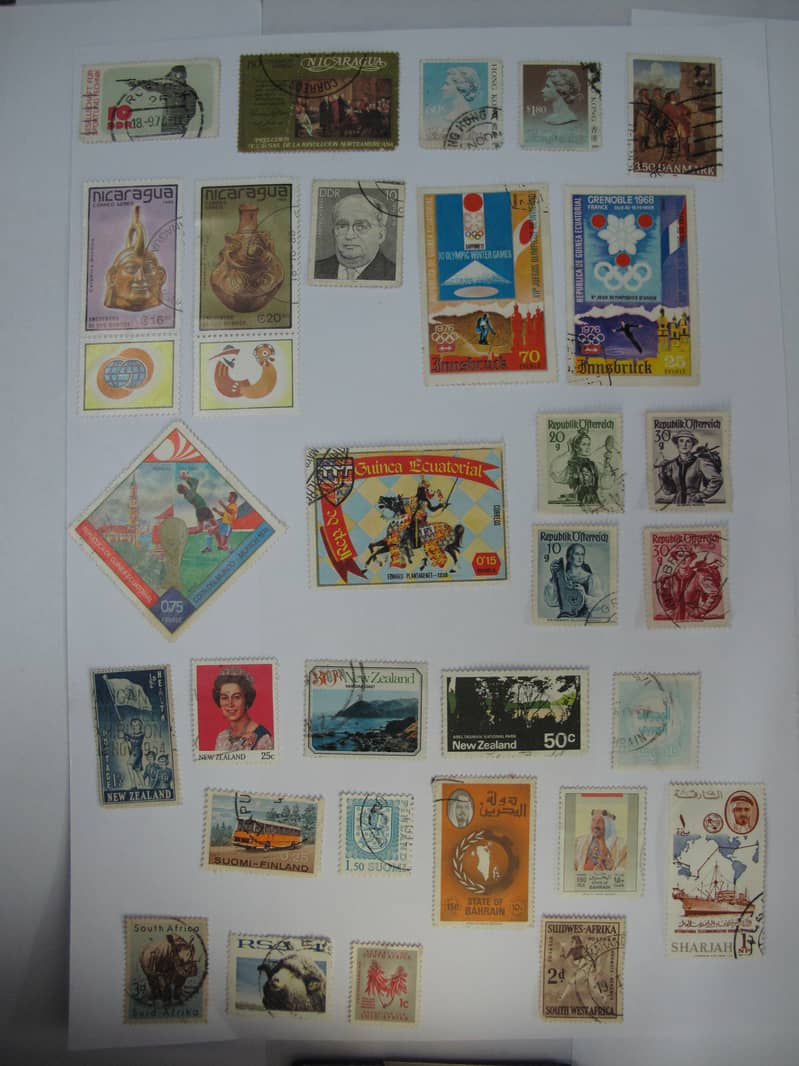 postal stamps tickets albums , one two stamps bhi khareed saktay hein. 10