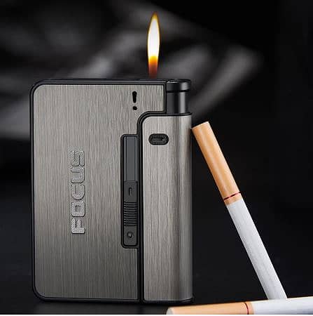 Fancy Cig Case Lighter 2 in 1 imported Lighter 1