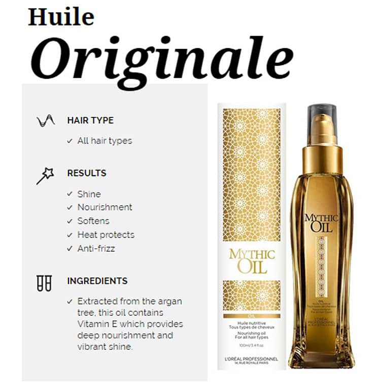 Original) L'Oreal Mythic Oil Huile Originale Nourishing Hair Oil 100ml 5