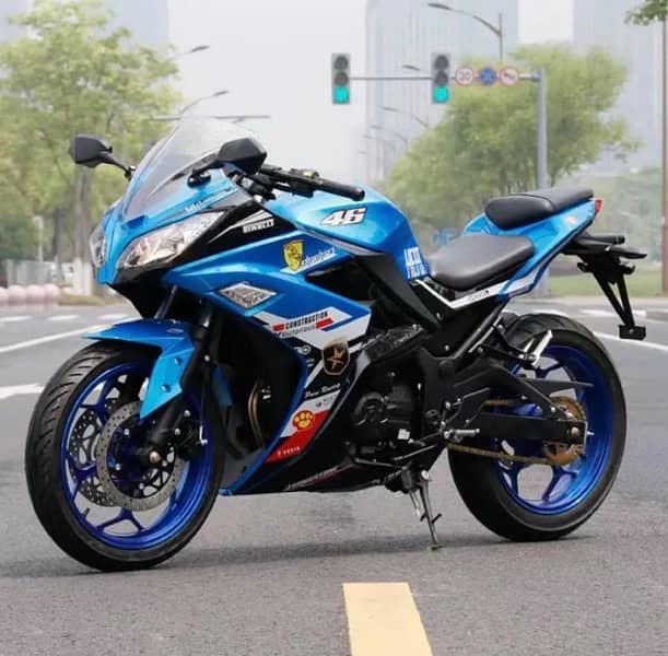 Kawasaki ninja best replica 250cc single cylinder sports heavy bike 1
