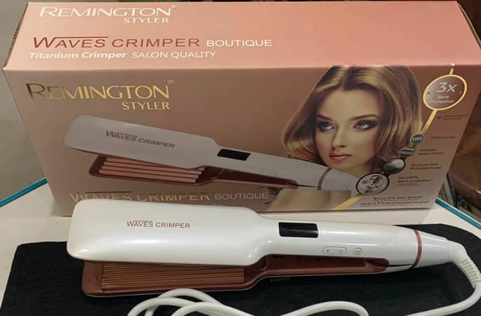 Titanium Waves Crimper Salon Quality Hair Straightener For Women - Skin & Hair - 1067040233 Titanium Waves Crimper Salon Quality Hair Straightener For Women - Skin & Hair - 1067040233