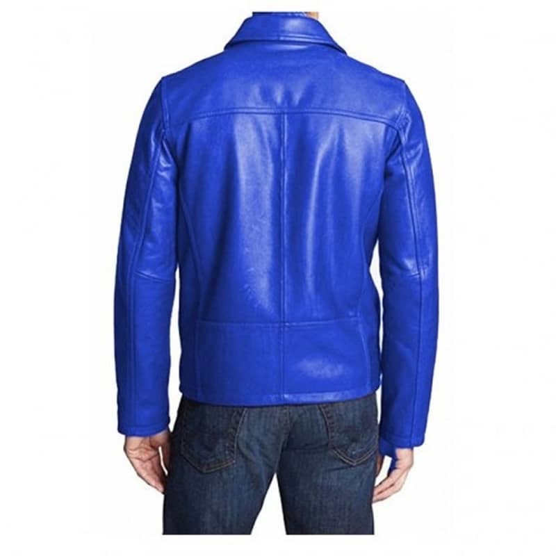 Samsung Black Rebel leather jacket for men The Classic SNAP BUTTON 2