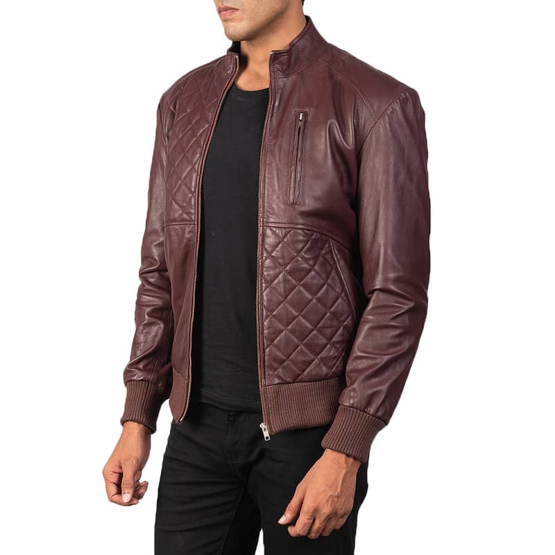 Samsung Black Rebel leather jacket for men The Classic SNAP BUTTON 6