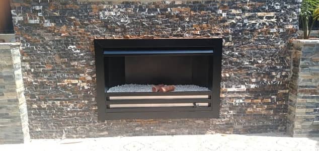 unique fireplace