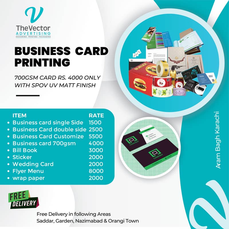 Business Card / Visiting Card Printing 1