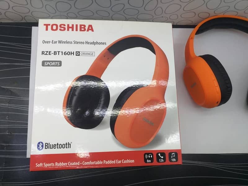 TOSHIBA wireless headphone RZE-BT160H 1