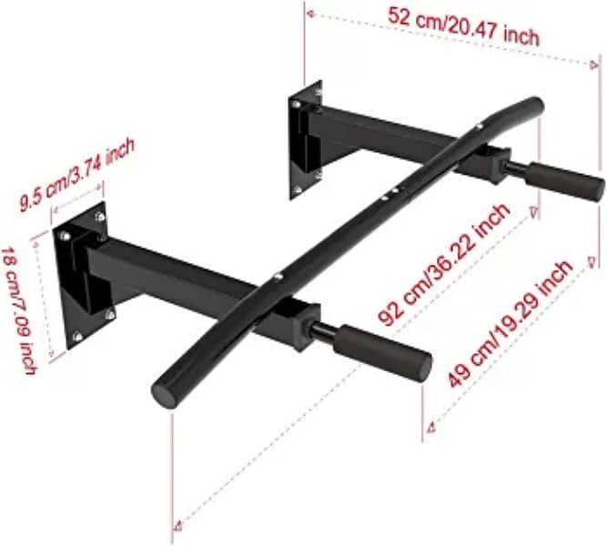 Wall Mounted Pull Up Bar For Home Exercise 03020062817 3