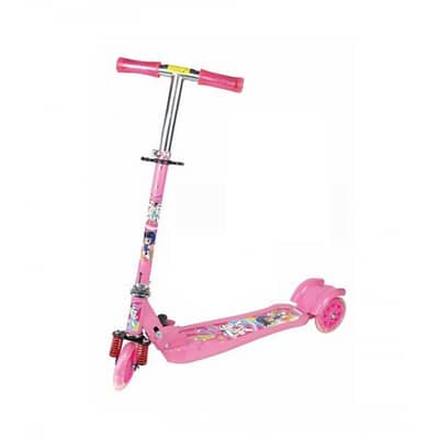 Scooty for Boys & Girls Kick Up 3 Wheel Adjustable Folding Bar 2