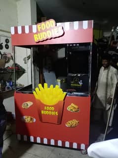 Fryer machine French Freis Stall Counter Kiosk Cabin Limca Soda Juice