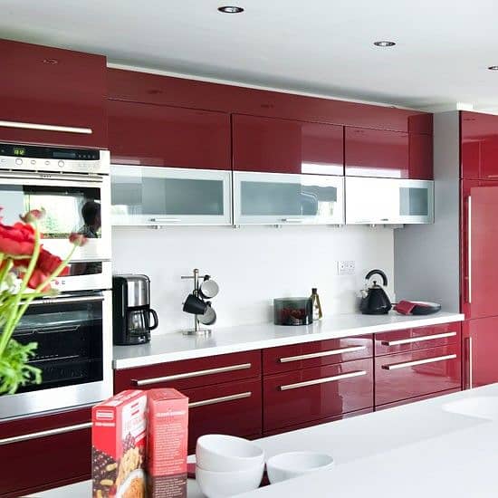 Acrylic kitchen pvc kitchen polister kitchen 6