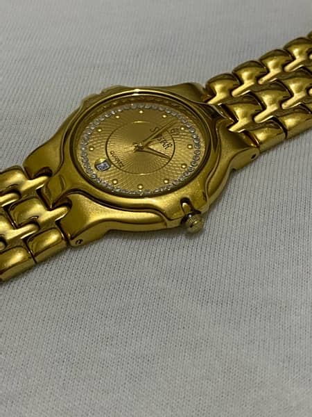Swistar 18k gold electroplated watch 1