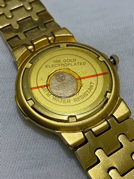 Swistar 18k gold electroplated watch 3