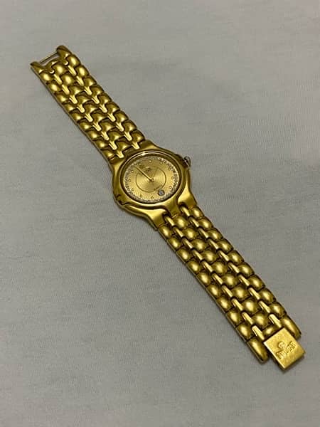 Swistar 18k gold electroplated watch - Watches - 1067118309