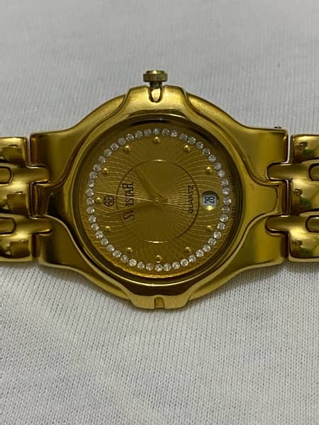 Swistar 18k gold electroplated watch 11