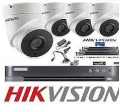 CCTV Dahua Hikvision 2 camera 2 mp 4 
channel dvr XVR cable hard drive 0