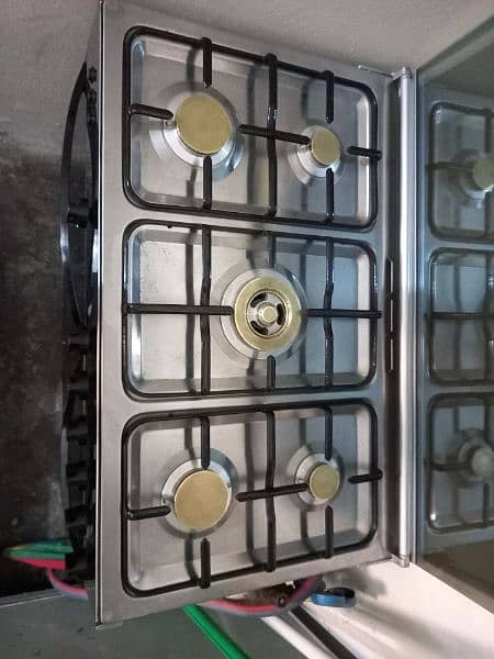 Cooking Range Oven ( 5 Golden Burners condition 10/10) 7