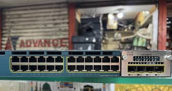 Cisco 3560X-24PS POE+ Gigabit With 1G SFP Module
