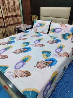 BEDSHEETS PURE COTTON (DOUBLE BED)