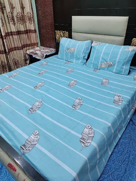 BEDSHEETS PURE COTTON (DOUBLE BED) 1