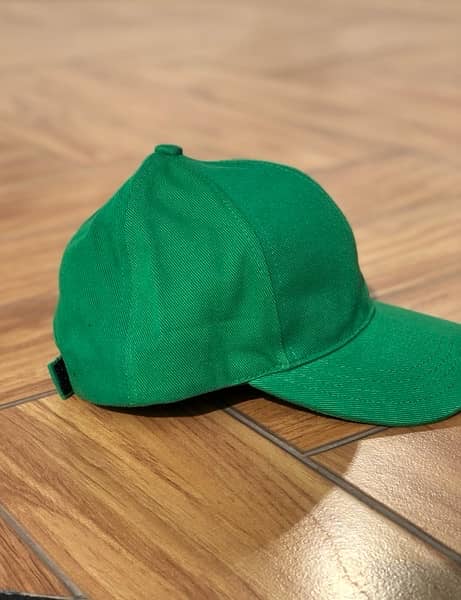 Green P Cap Green Hat in Green 1