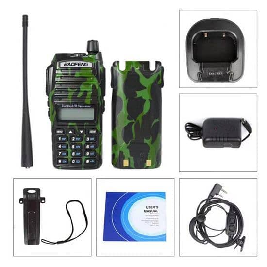 New UV-82 Walkie talkie Original VHF/UHF Woki toki UV82 2Way Wireless 7