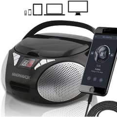 Magnavox Stereo boombox with Bluetooth CD CD-R/CD-RW AM/FM Radio AUX
