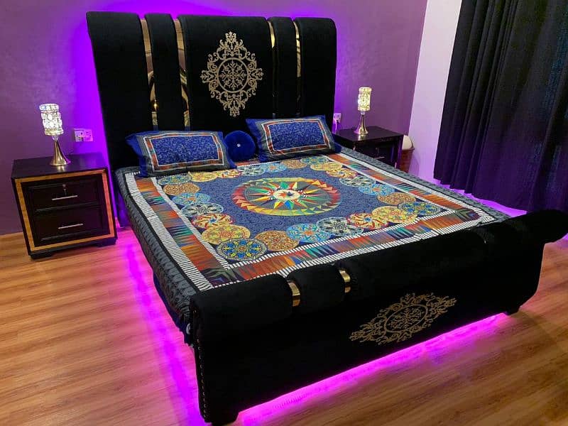 Bedset Latest& beautiful (home delivery available)Whatsapp 03117909944 5