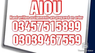 Allama Iqbal Open university assignment