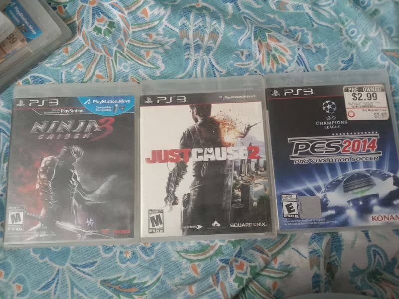 PES2014, Just cause 2, ninja Gaiden 3 for PS3 0