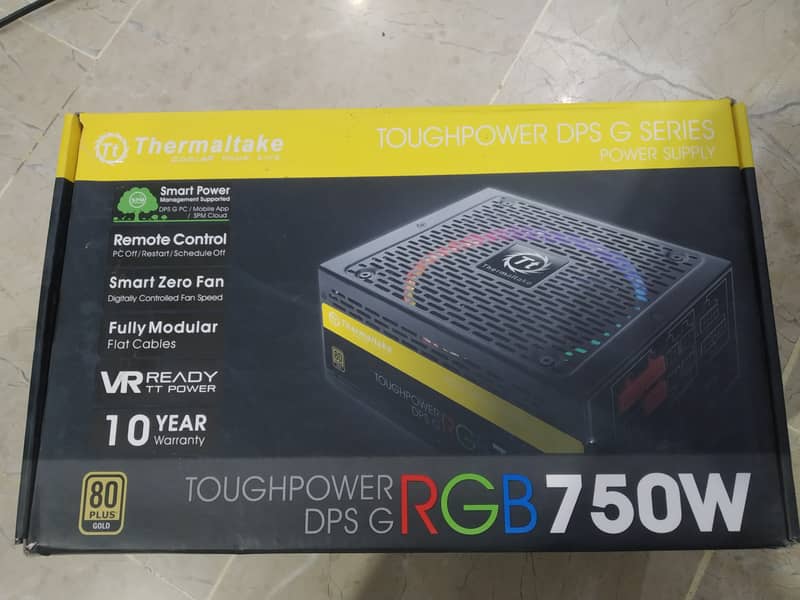 Thermaltake, Gaming Power Supply, 750W Gold 0