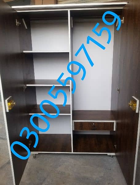 cupboard almari 6-4ft wardrobe showcase home hostel furniture dressing 2