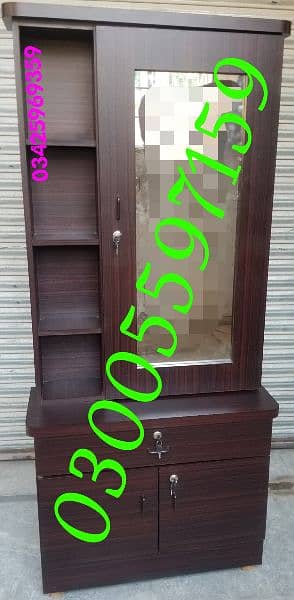 cupboard almari 6-4ft wardrobe showcase home hostel furniture office 4