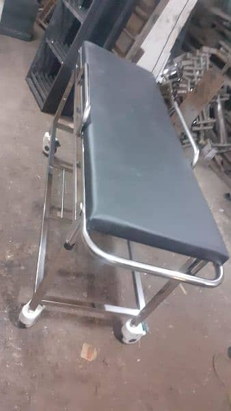stretcher trolley patient transfer mobile stretcher mount 5" wheels 11