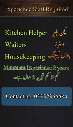 Staff Required in Islamabad