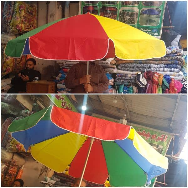 Outdoor umbrella  And Advertising umbrella available. . . . . . 14