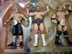 WWE Wrestling Authentic Mattel Figure Set