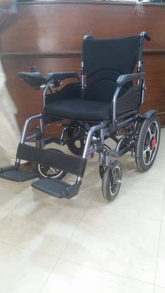 wheelchair electric motorized remote controlled foldable frame battery 6