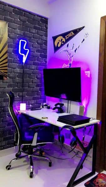 Office, study, gaming desk, freelancing setups, laptop desk table 18