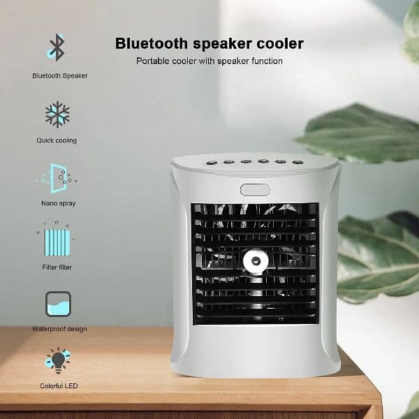 12V PORTABLE RECHARGEABLE AIR COOLER HUMIDIFIER 1